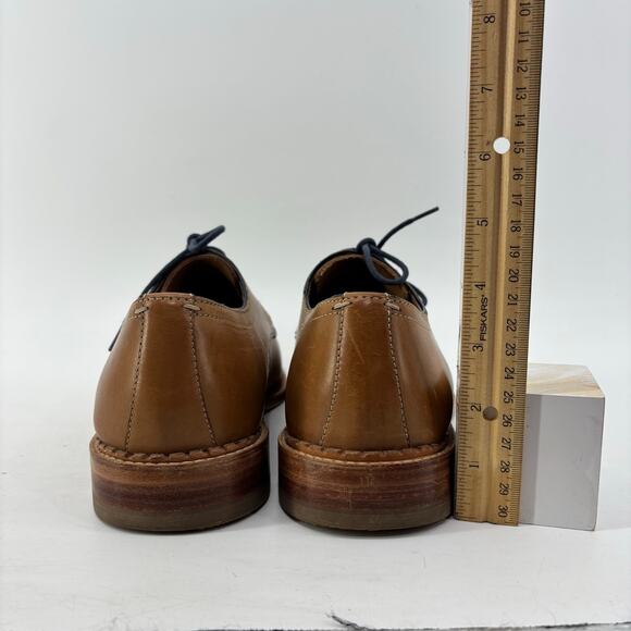 Johnston Murphy J&M 1850 Sz 10.5 Mens Brown Leather Lace Up - Picture 2 of 11